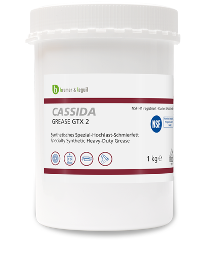 CASSIDA GREASE GTX 2-CASSIDA Schmierstoffe von Bremer & Leguil